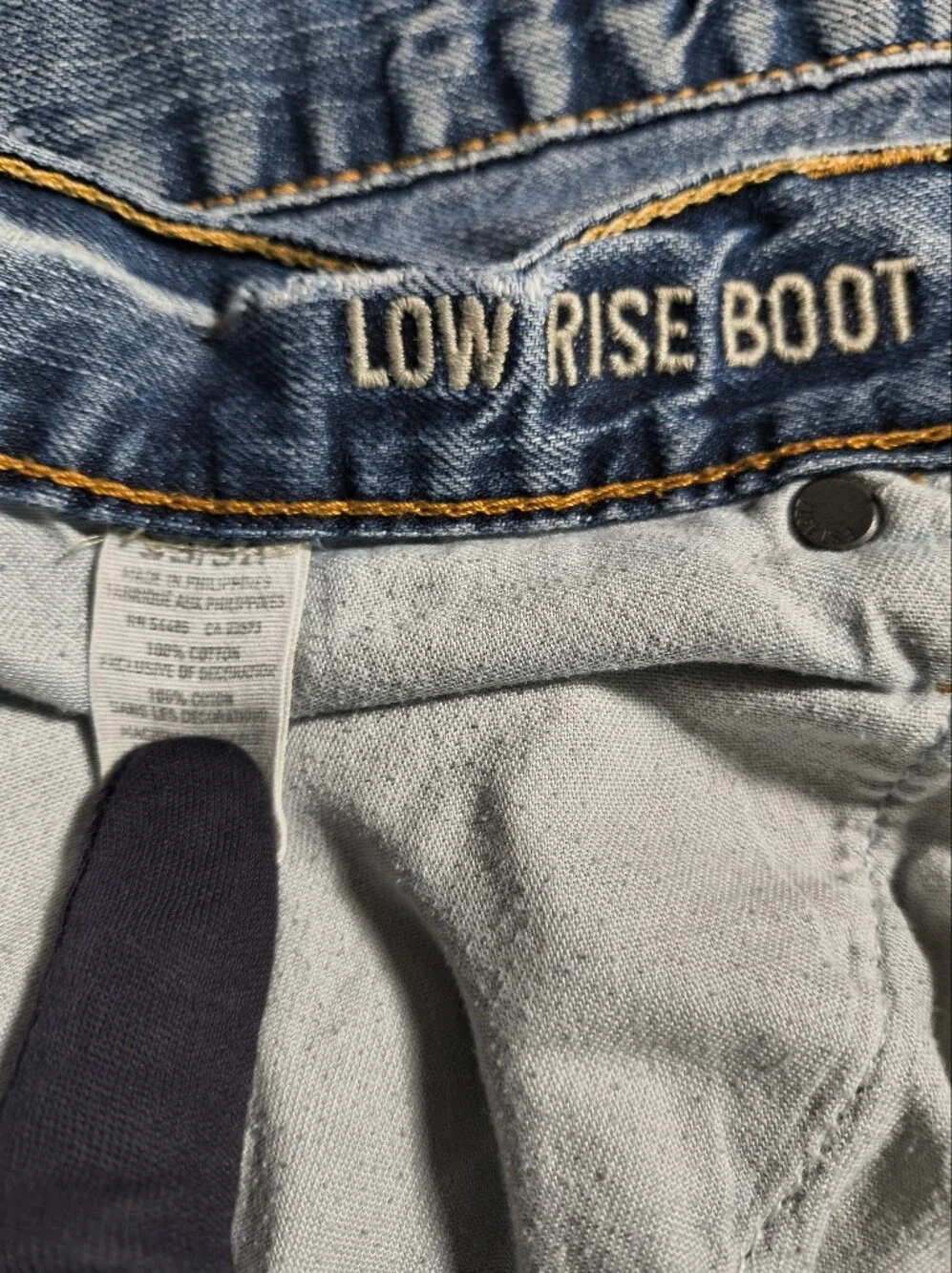 American Eagle Low Rise Boot Jeans 32x29 Blue Y2K Denim Tagged 32x32